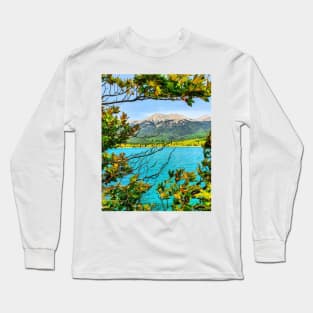 Camping at Lake Doxa Long Sleeve T-Shirt